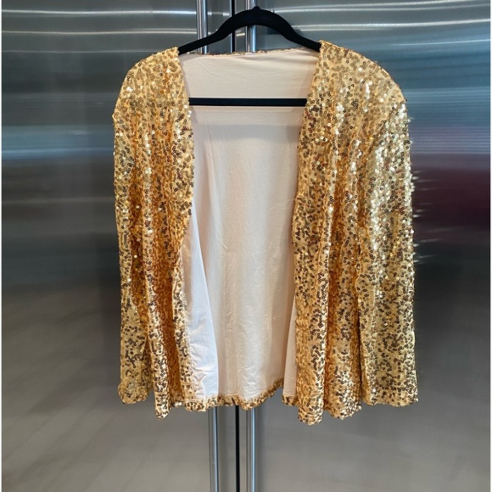 GOLD SEQUINS! 🤩Get ready to party🤩see pic for measurements- I ship FAST🎉